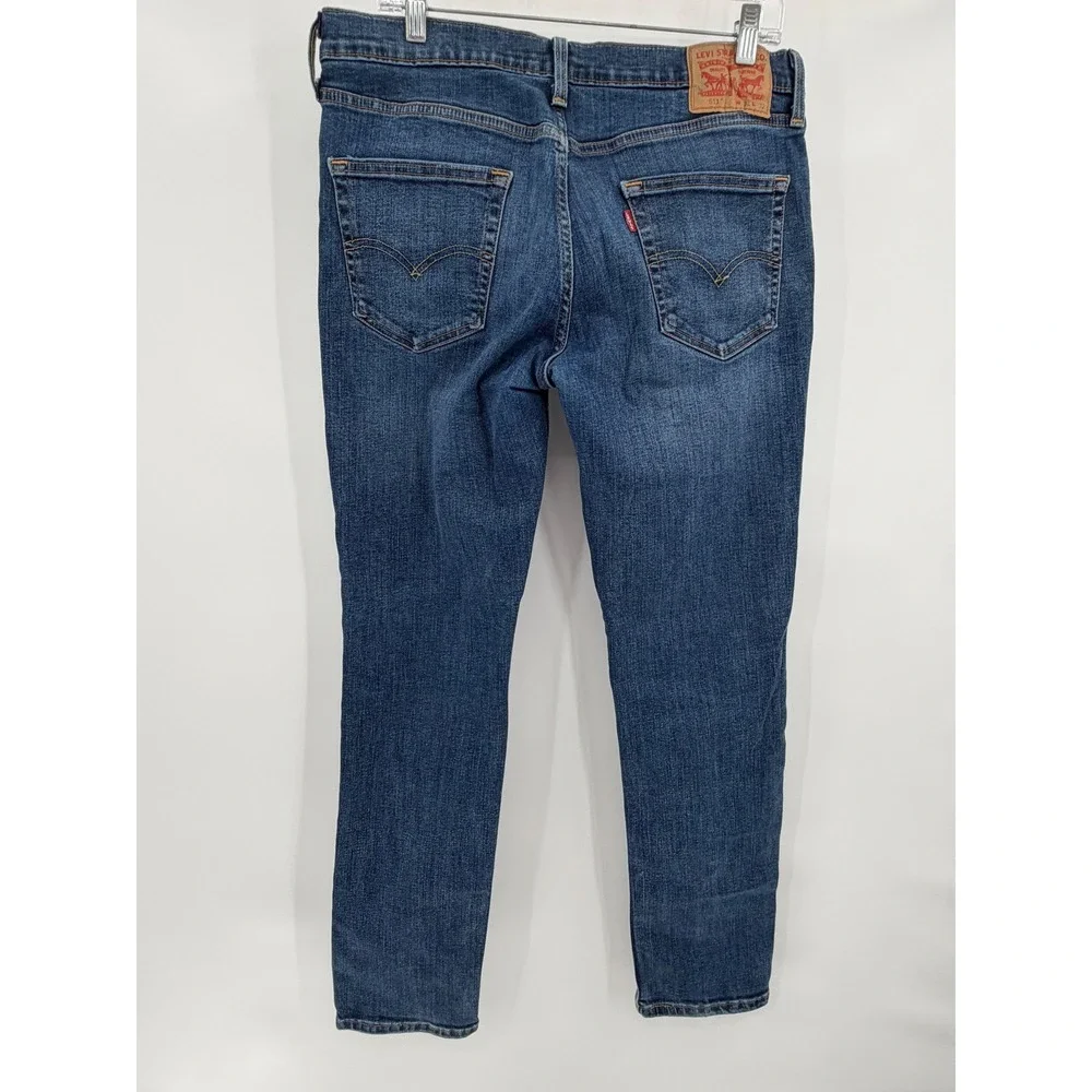 Levi's 511 Slim Fit Jeans Men 33x31 Actual Blue Denim Stretch